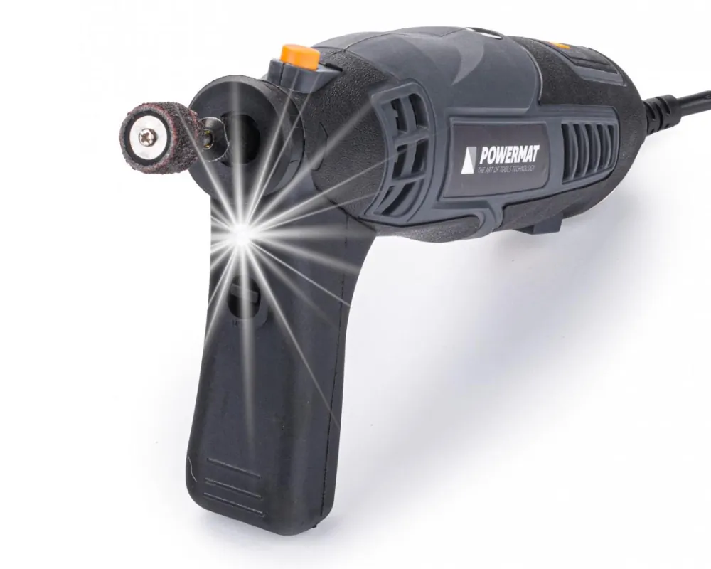 Szlifierka trzpieniowa prosta Powermat PM-MST-250T zestaw 100 elementów