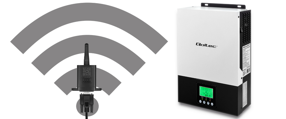 Moduł Wi-Fi do inwertera solarnego Qoltec