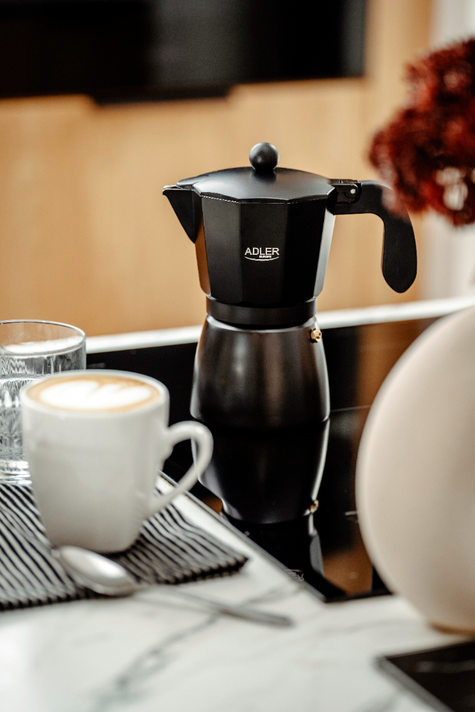 Kawiarka zaparzacz do kawy Espresso 320ml Adler AD 4421 czarny