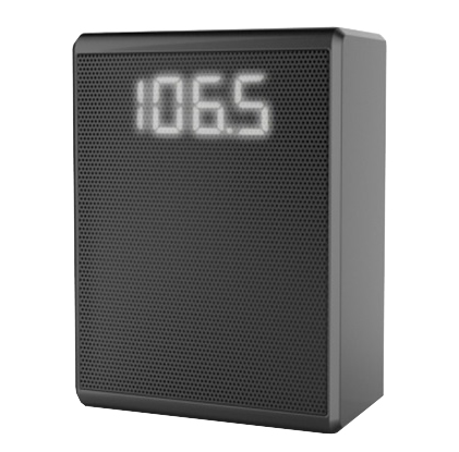 Radio FM Bluetooth ART z wyświetlaczem cyfrowym LED - czarne