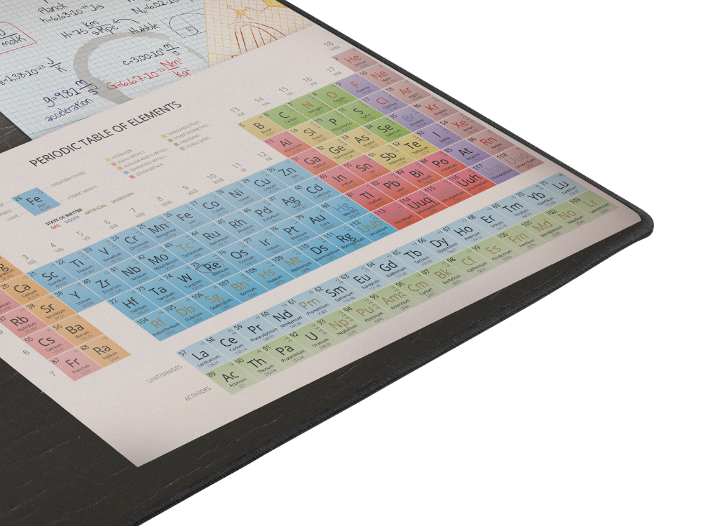 Podkładka na biurko mata fizyka chemia NATEC SCIENCE MAXI 800x400mm