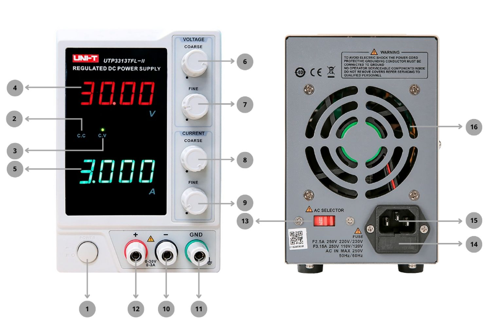 Zasilacz laboratoryjny Uni-T UTP3315TFL-II