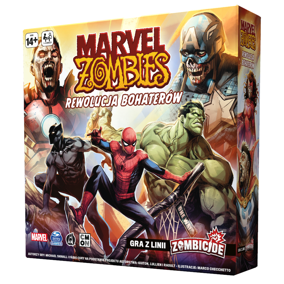 Gra planszowa kooperacyjna Marvel Zombies: Rewolucja Bohaterów Portal Games