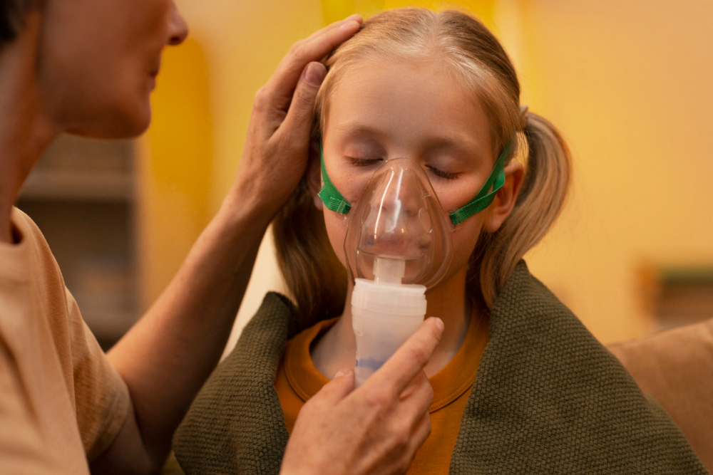 Inhalator nebulizator kompresorowy Esperanza ZEPHYR astma alergia katar