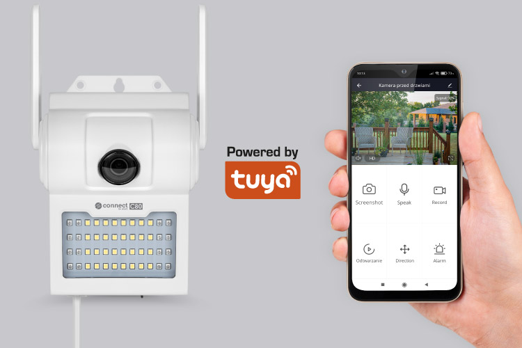 Zewnętrzna kamera Wi-Fi Kruger&Matz Connect C80 Tuya