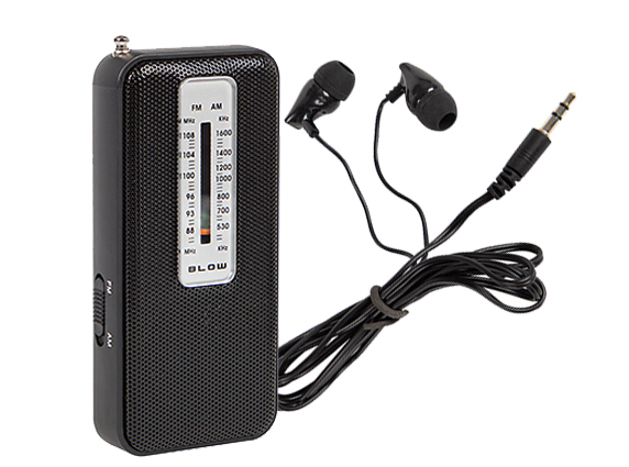Radio przenośne analogowe AM/FM BLOW RA8 + słuchawki