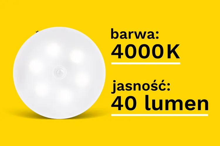 Bezprzewodowa lampka LED z magnesem i czujnikiem ruchu Rebel Light