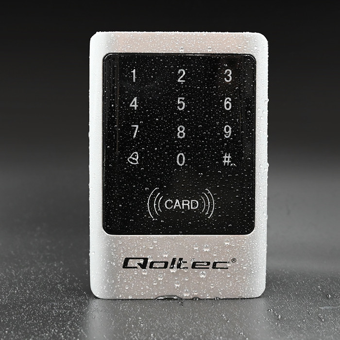 Zamek szyfrowy Qoltec MIMAS z czytnikiem RFID kod karta brelok dzwonek