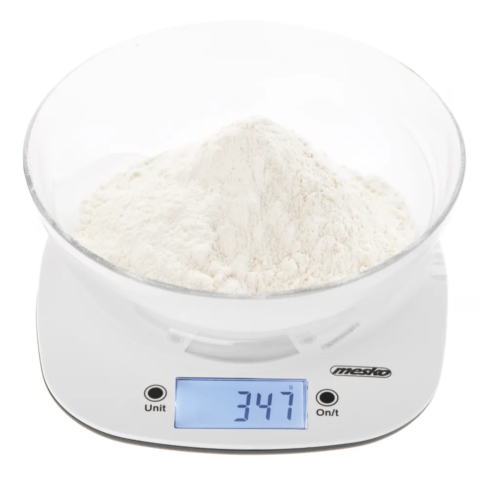 Elektroniczna waga kuchenna z misą Mesko MS 3179 - biała