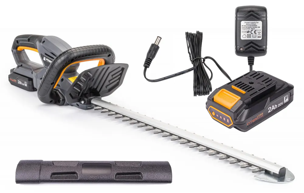 Akumulatorowe nożyce do żywopłotu Powermat PM-NA-20C akumulator + ładowarka