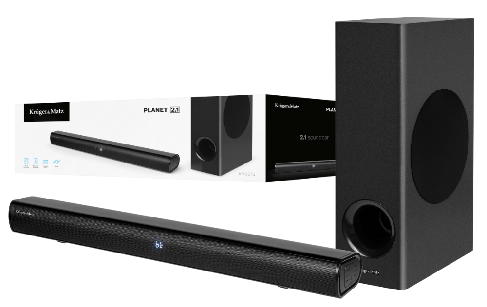 Soundbar z subwooferem Kruger&Matz Planet 2.1 Bluetooth