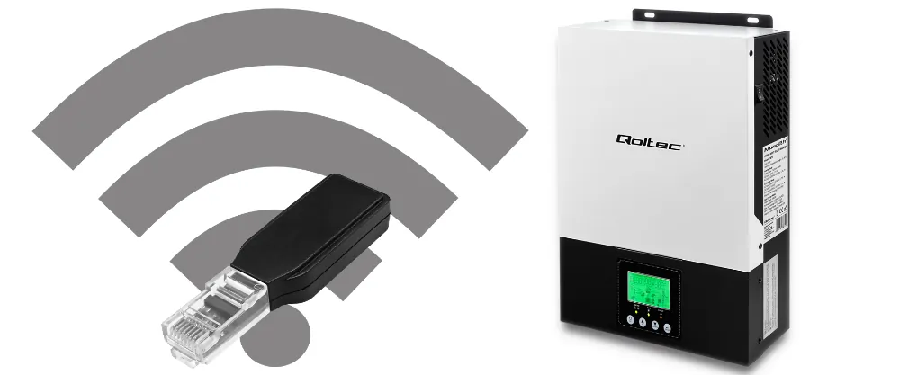 Moduł Wi-Fi do inwertera solarnego Qoltec