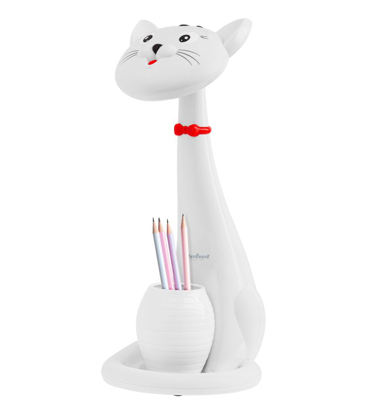 Lampka biurkowa LED dla dzieci Rebel kotek