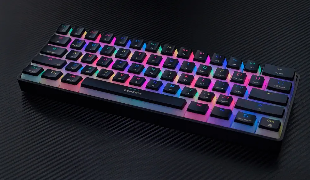 Bezprzewodowa klawiatura gamingowa mechaniczna Genesis THOR 660 podświetlana RGB