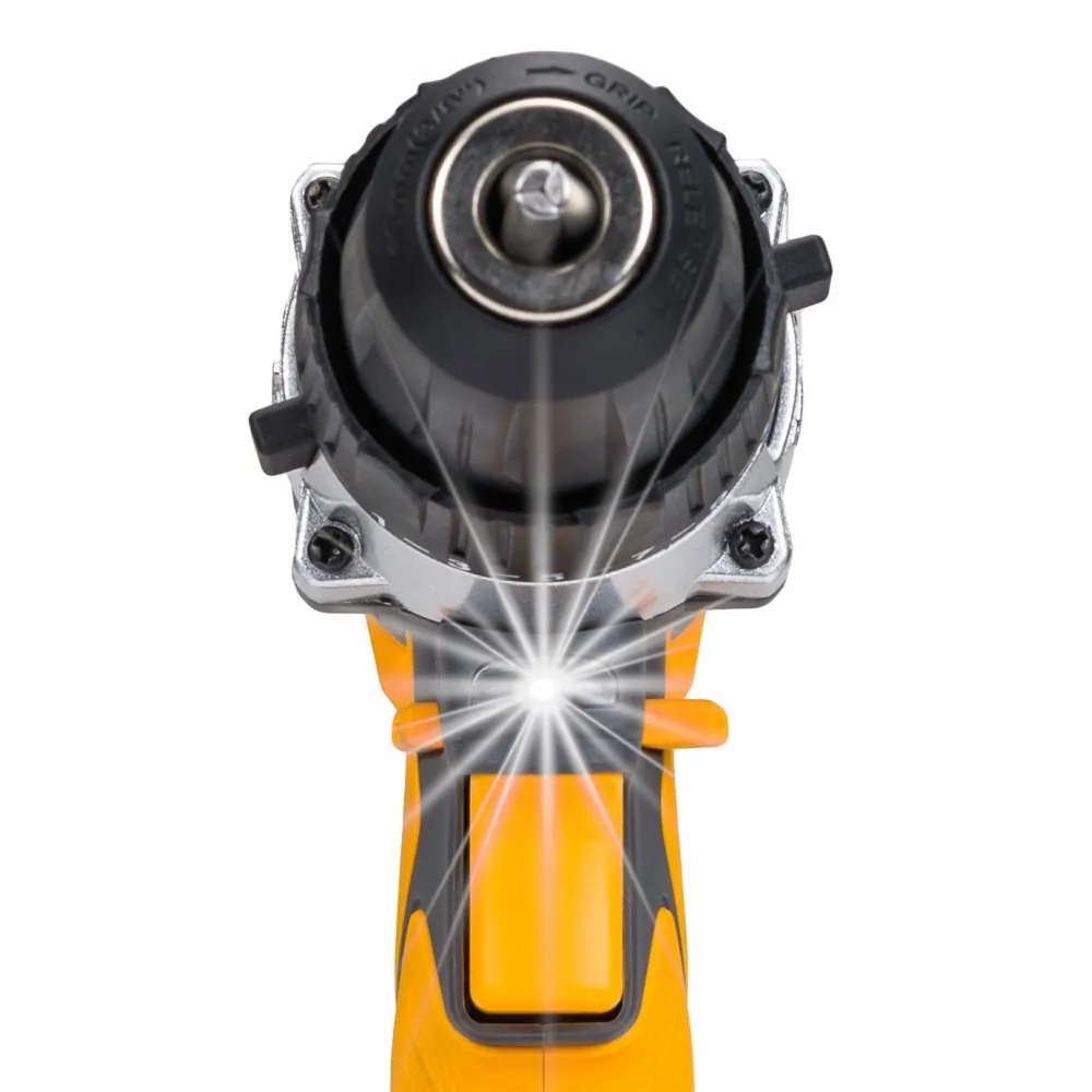 Wkrętarka akumulatorowa 20V 2Ah z udarem LED Powermat PM-WA-20V-2AT + walizka
