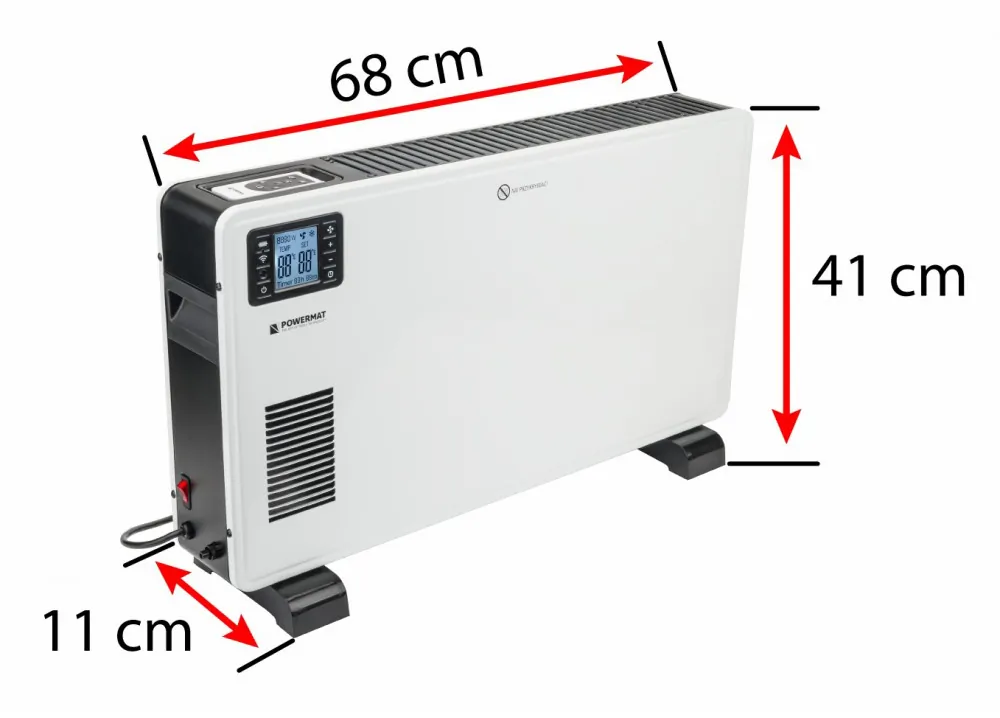 Grzejnik konwektorowy Powermat PM-GK-3500DLW + pilot
