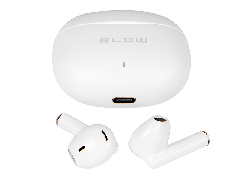 Słuchawki bezprzewodowe douszne BLOW Earbuds ENC WHITE