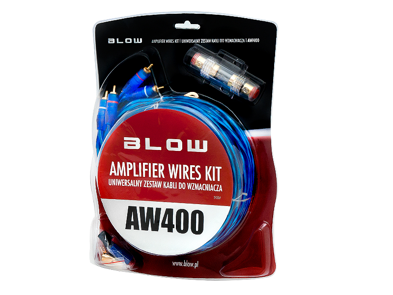 Zestaw montażowy do wzmacniacza samochodowego BLOW AW400
