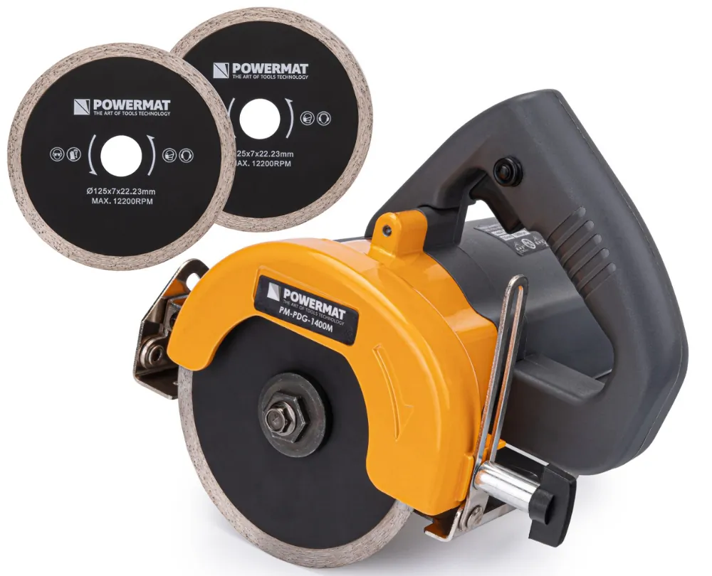 Przecinarka ręczna do glazury i płytek 1400W Powermat PM-PDG-1400M