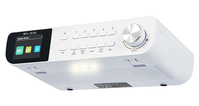 Radio kuchenne FM/DAB+ BLOW RK1 Bluetooth białe