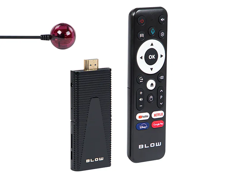 Android TV BOX BLOW BLUETOOTH V4 STICK 4K UltraHD Wi-Fi + pilot