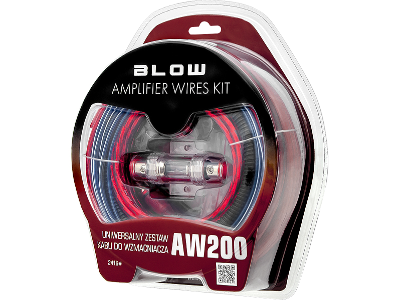 Zestaw montażowy do wzmacniacza samochodowego BLOW AW200