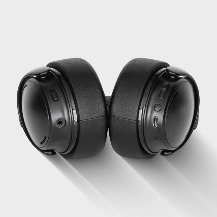 Bezprzewodowe słuchawki nauszne Bluetooth z ANC Kruger&Matz F3A