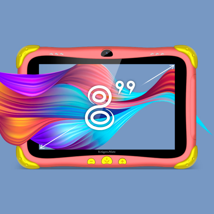 Tablet dla dzieci Kruger&Matz FUN 808 red 8''