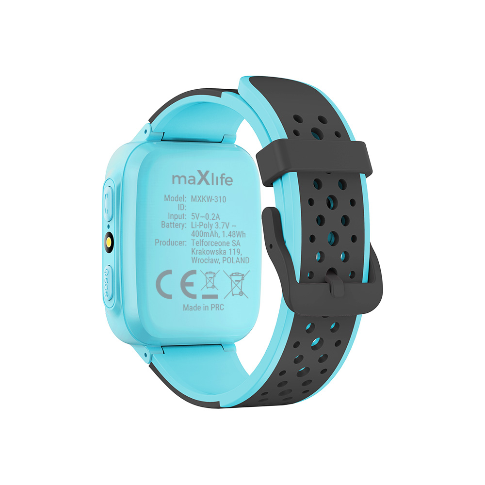 Zegarek smartwatch Maxlife MXKW-310 GPS dla dzieci niebieski